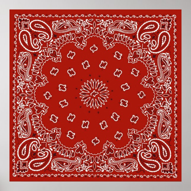 Affiche Bandana rouge (Devant)