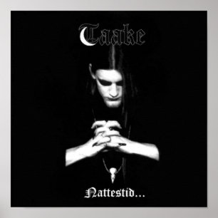 Affiche Bande Black metal Debout thrash lourd Goth Album