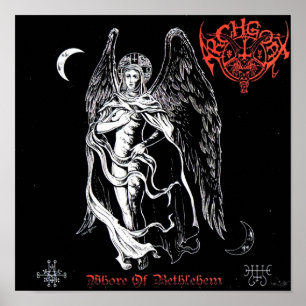 Affiche Bande Black metal Debout thrash lourd Goth Album