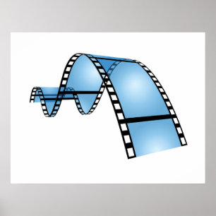 Affiche Bande bleue