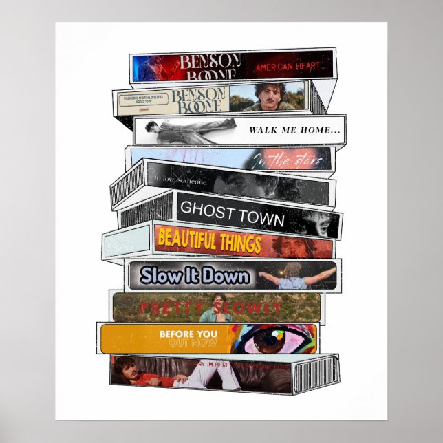 Affiche Bande Cassette Benson Boone (Devant)