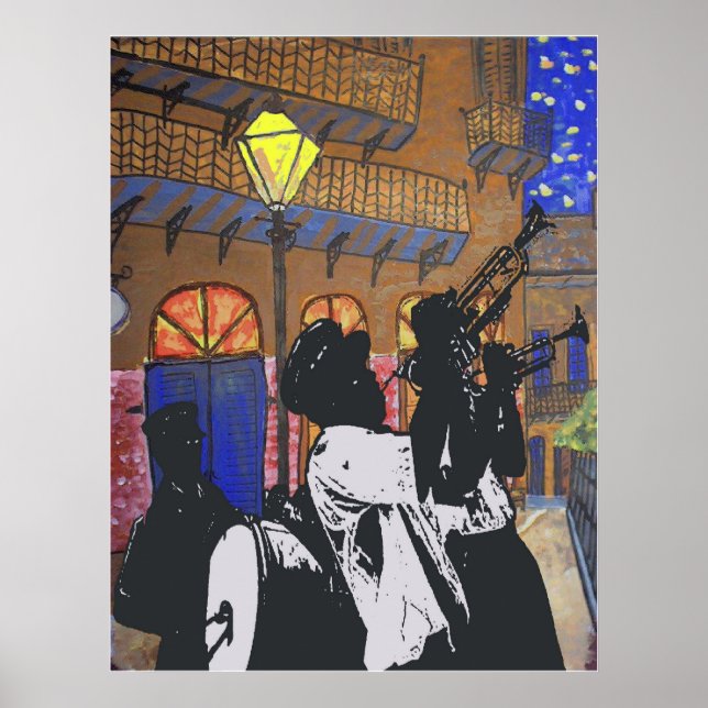 Affiche Bande De Brass À Pirates Alley (Devant)