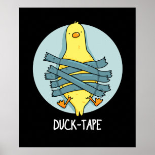 Affiche Bande de canard amusant Bande de canne Bande Basse