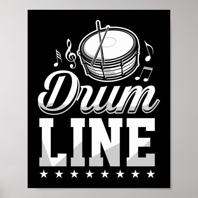 Affiche Bande de repérage de drumline (Devant)