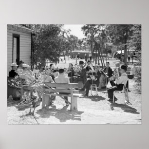 Affiche Bande de terrain de caravaning : 1914