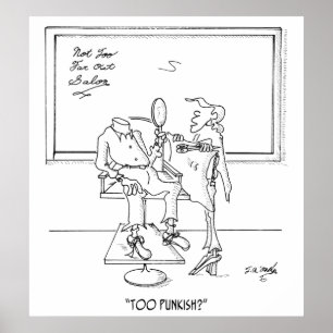 Affiche Bande dessinée 1465 de coiffure