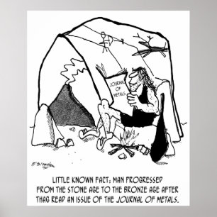 Affiche Bande dessinée 1938 d'anthropologie