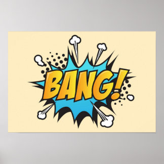 Affiche Bande dessinée Bang