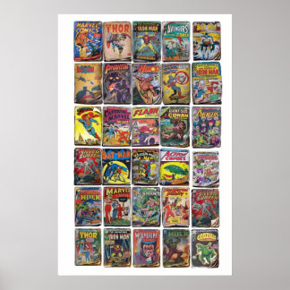 Affiche Bande dessinée classique