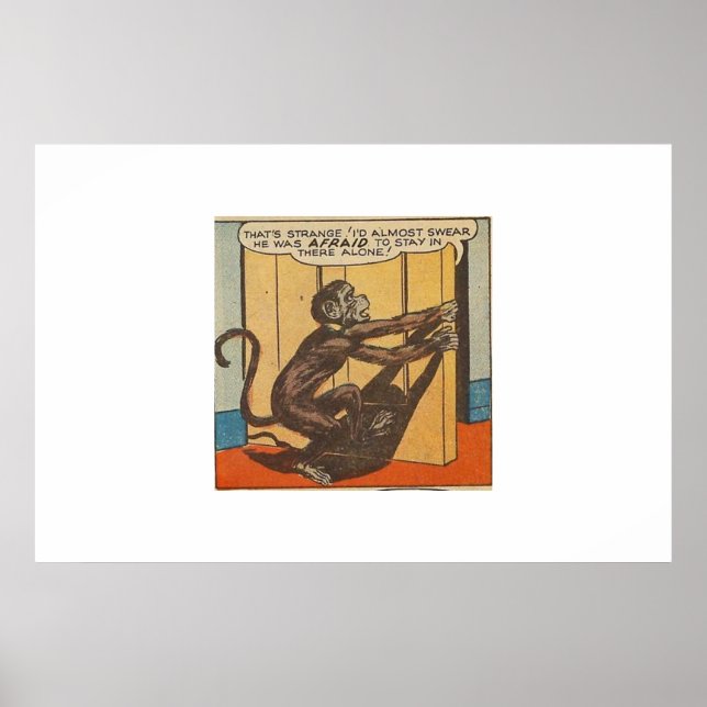 Affiche Bande dessinée d'horreur d'âge d'or | Bande dessin (Devant)