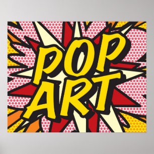 Affiche Bande dessinée POP ART
