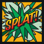 Affiche Bande dessinée SPLAT Livre Pop Art Moderne Retro A<br><div class="desc">Bande dessinée SPLAT Livre Pop Art Moderne Retro Amusant</div>