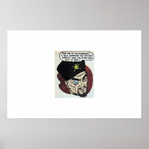 Affiche Bande dessinée vintage d'horreur   80s Bande dessi