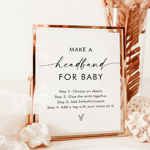 Affiche Bande-tête pour bébé   Neutral Faire un bandeau