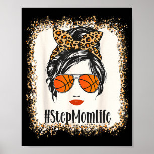 Affiche Bandeau léopard Vie de belle-mère de baseball Mère