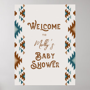 Affiche Banderole de bienvenue pour Baby Shower Sud-Ouest