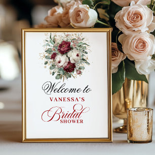 Affiche Banderole de bienvenue pour une fête prénuptiale G