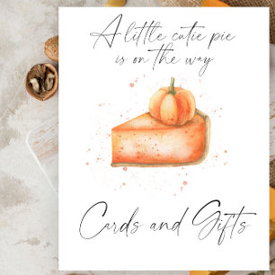 Affiche Banderoles de cartes et cadeaux de pumpkin mignon
