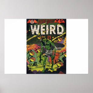 Affiche Bandes dessinées d'horreur vintage   Bandes dessin