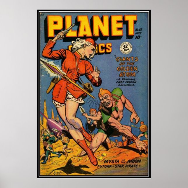 Affiche bandes dessinées vintages - (Devant)