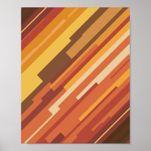 Affiche Bandes géométriques dynamiques