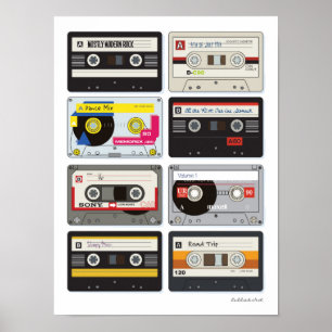 Affiche Bandes-mixes de ma jeunesse gâchée
