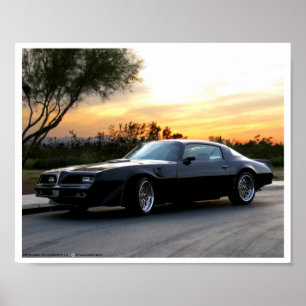 Affiche Bandit dans le coucher du soleil de l'Arizona