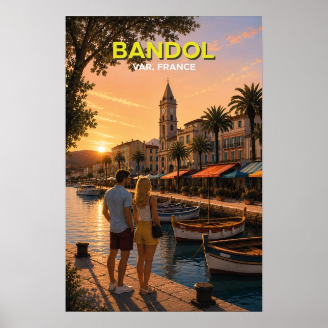 Affiche Bandol (Devant)
