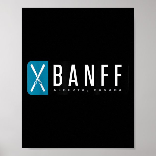 Affiche Banff Ski  (Devant)