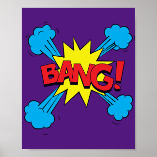 Affiche Bang ! Vibrant Pop Art Blast