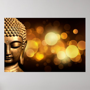 Affiche Bangkok, Thailand   Gold Buddha
