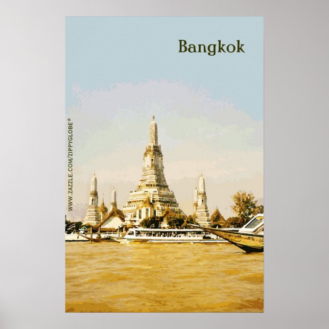 Affiche Bangkok, Thaïlande (Devant)