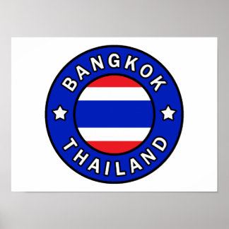 Affiche Bangkok Thaïlande