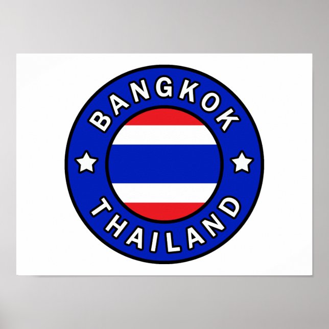 Affiche Bangkok Thaïlande (Devant)