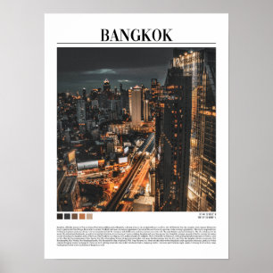 Affiche Bangkok - Thaïlande