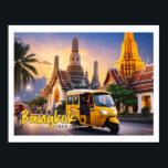 Affiche Bangkok Thaïlande Illustration de voyage Pop Art<br><div class="desc">Bangkok Thaïlande Illustration de voyage Pop Art</div>