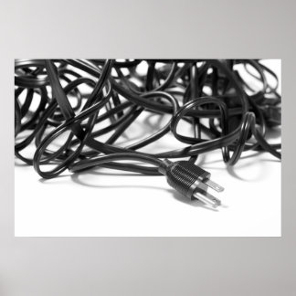 Affiche Bangle des câbles d'alimentation