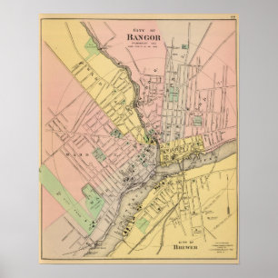 Affiche Bangor, brasseur