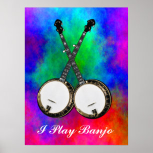 AFFICHE BANJOS-POSTER CROISÉ