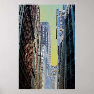Affiche Bank of New York Building Manhattan New York