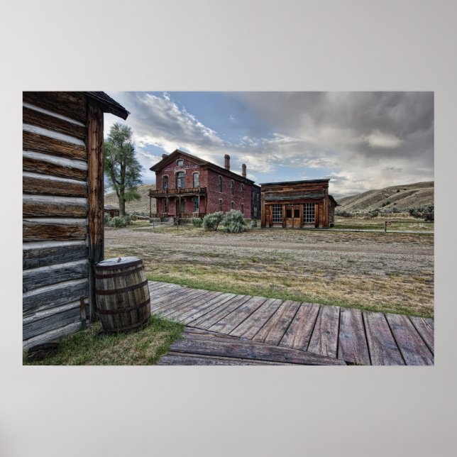Affiche Bannack Ghost Town Mainstreet 2 - Montana (Devant)