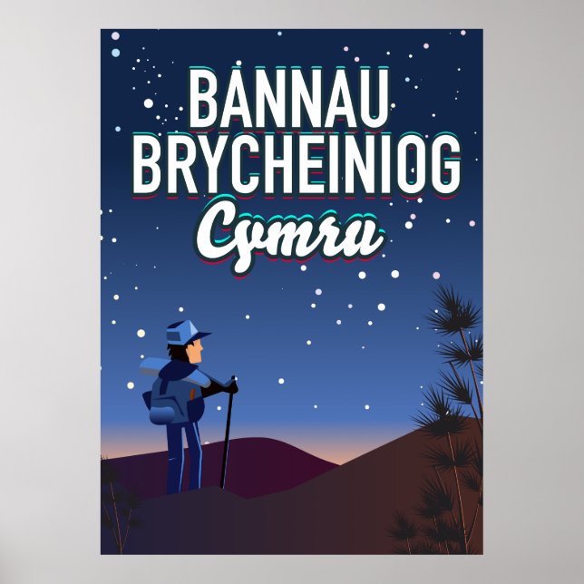 Affiche Bannau Brycheiniog Cymru (Devant)