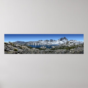 Affiche Banner Peak sur le lac Garnet - Sierra Nevada