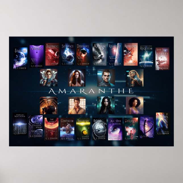 Affiche Bannière Amaranthe - 3ftx2ft (Devant)