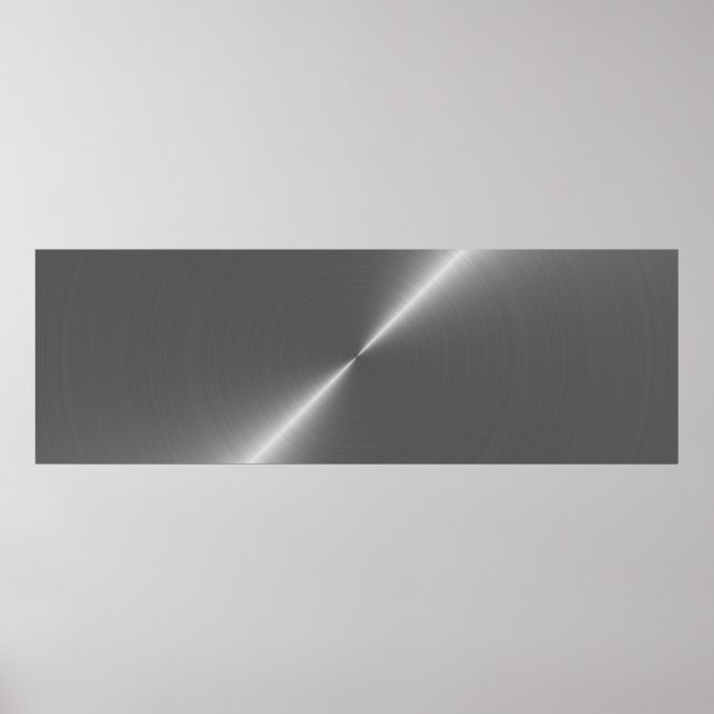 Affiche Bannière arrière - plan texture métal (Devant)