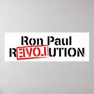 Affiche Bannière d'affiche de Ron Paul