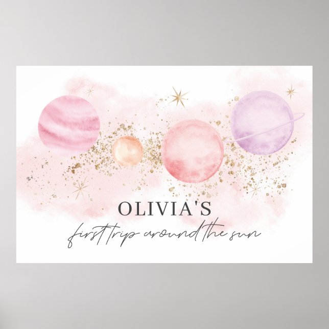 Affiche Bannière de la première tournée autour du soleil T (Devant)