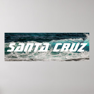 Affiche Bannière de la vague Père Noël Cruz