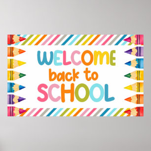 Affiche Bannière de rentrée des classes