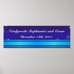 Affiche Bannière personnalisée 22,5 po x 7,5 po Flacons de